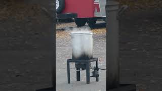 What Happens When Frying a Partially Frozen Turkey in a Deep Fat Fryer