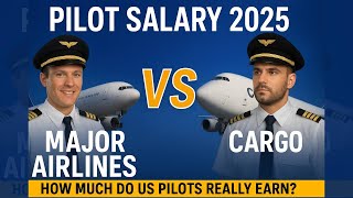 Pilot Salary 2025: Major Airlines vs Cargo – How Much Do US Pilots Really Earn? (Full Breakdown)