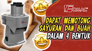 Mesin Pemotong Makanan yang Cocok untuk Usaha \u0026 Rumah Tangga | Vegetable Cutter FCT-807 FOMAC