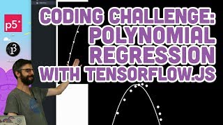 Coding Challenge #105: Polynomial Regression with TensorFlow.js