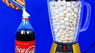 15 COCO COLA AND MENTOS HACKS TO BLOW YOUR MIND