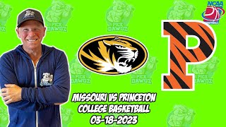 Missouri vs Princeton 3/18/23 College Basketball Free Pick CBB Betting Tips | NCAAB Picks