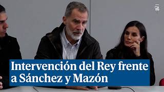 El Rey ante Sánchez y Mazón: \