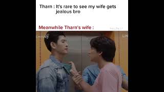 Jealous Type Thiwat 🤭 #TharnType #waanjaimewgulf #shorts #MewGulf #Mew #Gulf #Tharn #Type