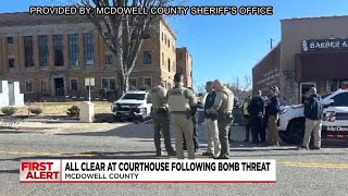 All clear given following bomb threat at McDowell County Courthouse