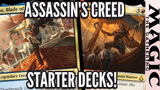 Assassin's Creed Starter Deck Duel! - Magic The Gathering Universes Beyond / MTG