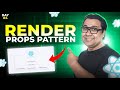 Master the Render Props Pattern in React - Share Logic Without Duplication || Day 04