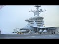 up close catapult launches f a 18s from carrier catwalk