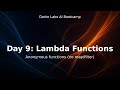 AI Bootcamp Day 9 – Python Lambda Functions: Simple Anonymous Functions