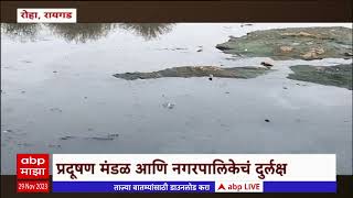 Raigad Roha : कुंडलिका नदी प्रदुषित; नगरपालिकेचं आणि प्रदूषण मंडळाचं दुर्लक्ष