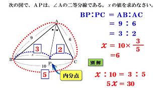 動画（角の二等分線と比）