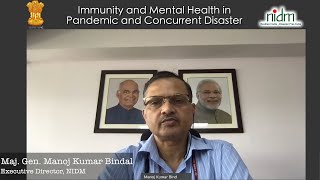 Webinar on "Immunity and Mental Health in Pandemic and Concurrent Disaster".| NIDM | MHA | INDIA |.
