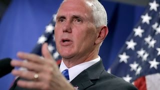 Pence sensing a "whiff of desperation" from Dem...