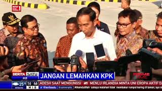 Soal Wacana Pembekuan KPK, Ini Respon Jokowi