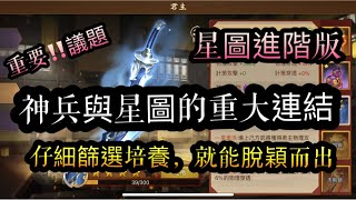 朕的江山.重要必看，君主進階版「神兵與星圖之間的重要關係」，適合尚書或者小玩家，用最少的資源做最大效益提升，仔細培養就能以下克上｜game update