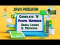 Prime Number Program in Java | Prime Number Program | Java Programming | Coding Draft by Kanika