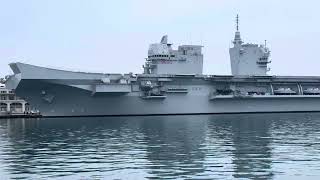 Italian Navy’s Largest Ship, LHD Trieste, Docks in Trieste