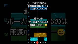 ^ʘ₋ʘ^,,⤴リフ作りから一歩前進！人生初の#作曲 してみた🤘#早見盤 で#音楽理論 を勉強して8か月