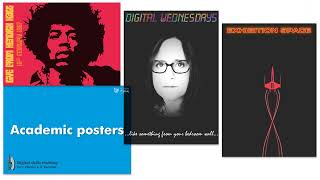 What are academic posters?