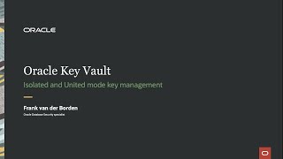 Oracle Transparent Data Encryption key management - Isolated and united mode explained