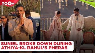 Athiya Shetty-KL Rahul Wedding: Suniel Shetty got EMOTIONAL & broke down during pheras