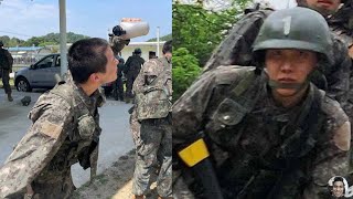 BTS Jhope Military Camp Working Hard in Hot Weather