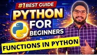 #31 Functions in Python | Python Tutorials For Beginners