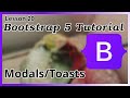 Modals and Toasts - Bootstrap Tutorial (Part 20)