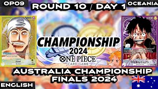 OCEANIA Australia Championship Finals Round 10 Enel vs Pluffy OCE Nats One Piece OPTCG OP09 Meta