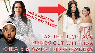 AOC's 'Tax The Rich' Dress Designer OWES THOUSANDS To The IRS \u0026 Stiffs Her Workers On Pay \u0026 Benefits