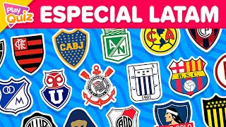 Adivina 50 Clubes de fútbol ⚽Especial Latinoamérica y MLS 🤔🧠| PlayQuiz Trivia | Test Logos | LATAM