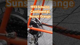 1973 Schwinn Continental Sunset Orange 🔥 #bikes #bicycle #schwinn #schwinnbikes #vintage #short