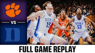 Clemson vs. Duke  Game Replay | 2023-24 ACC Men’s Basketball