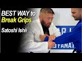 THE BEST WAY To Break Grips in Jiu Jitsu  (Standing) with Satoshi Ishii #bjjwhitebelt #bjjtraiining