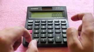 Casio MJ-120D Calculator review