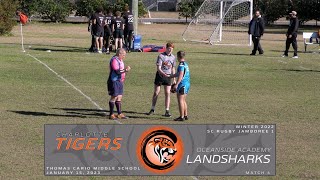 Winter 2022/2023 SC Rugby Jamboree: Tigers A vs Oceanside