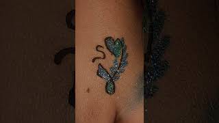 Diy sparkle and heena#shorts #tattoo #trending #viral#easy #henna #short mehandi#simplemehndidesign