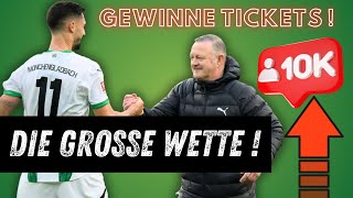 Die grosse Wette 💥 Gewinne Tickets für ein Heimspiel von Borussia Mönchengladbach 🔥 Jetzt Kanal-ABO!