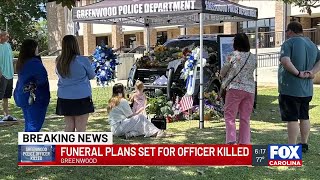 Funeral plans set for fallen Greenwood officer