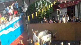 Primer encierro Arganda del Rey 2014 (Toros de Lidia).