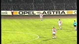 1992 November 24 Ajax Amsterdam Holland 2 Kaiserslautern Germany 0 UEFA Cup