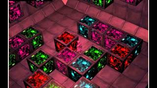 3D Python Cyber Memory Puzzle Game