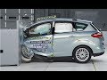 2014 Ford C-Max Hybrid driver-side small overlap crash test (extended footage)