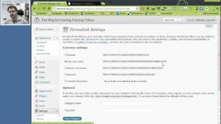 WordPress: Settings » Permalinks