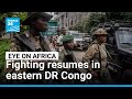 Fighting resumes between Congolese army and M23 despite ceasefire • FRANCE 24 English