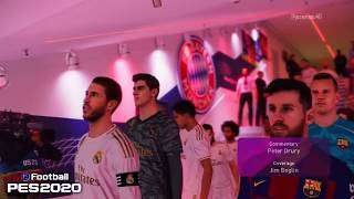 FIFA 20 vs PES 2020   UEFA CHAMPIONS LEAGUE FINAL Barcelona vs Real Madrid