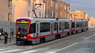 ⁴ᴷ⁶⁰ SF MUNI Metro: N Judah Train Stuck @ Judah \u0026 23rd Ave, again!