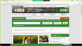 VetMed Resource - CABI Training Webinar