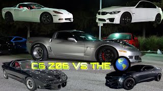 C6 Z06 TAKES ON EVERYONE! | STREET RACING IN MEXICO | Roll racing | BMW + GTR + CAMARO \u0026 MORE