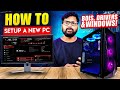 What to do after Building a Gaming Pc | BIOS, Drivers and Windows Installation